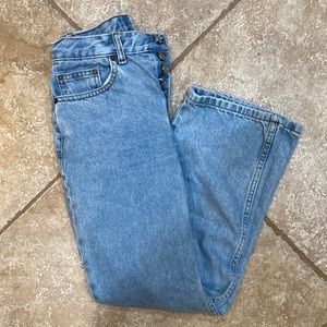 ASOS 90’s design vintage mom button fly jeans 23/26